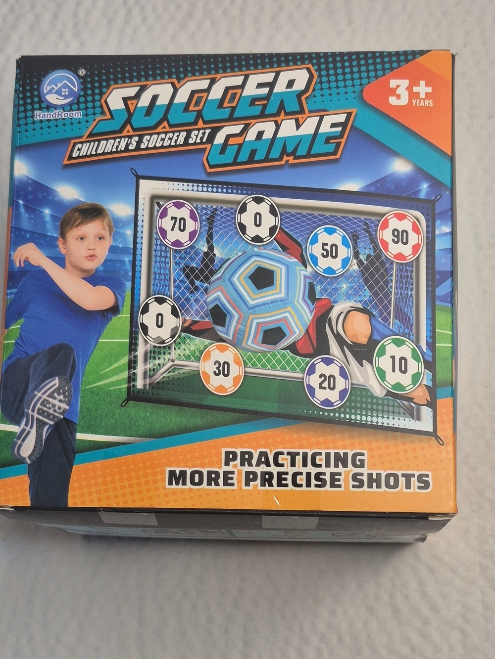 Vatos Kids Soccer Game Set Target Practice Goal 3+ Years MPN 7888-9A